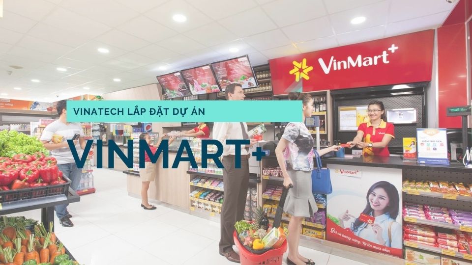 Kệ siêu thị Vinmart do Vinatech lắp đặt và hoàn thiện mới nhất