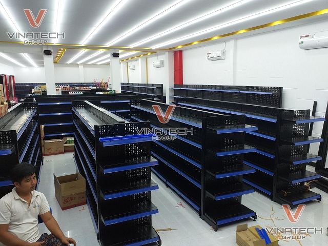 kệ sắt để hàng tạp hóa