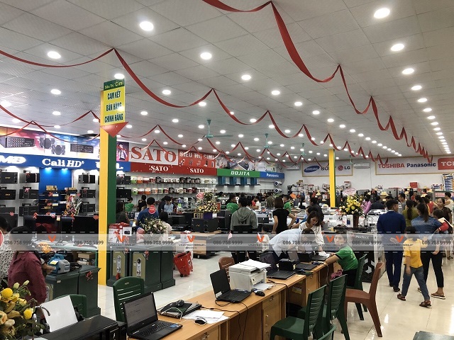kệ siêu thị tại siêu thị Cimi tỉnh Phú Thọ 2