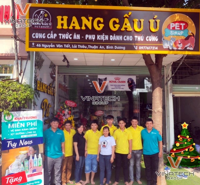 địa điểm mở shop phụ kiện chó mèo