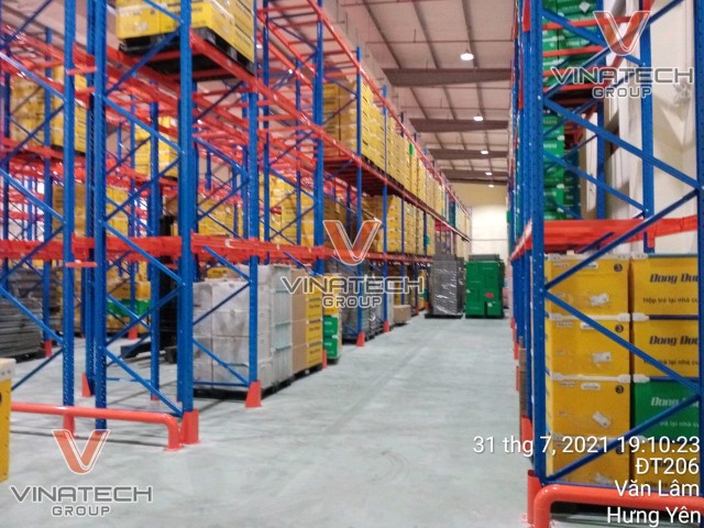 installation of racks at Dong Duong Plastic Company