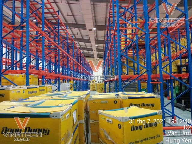 installation of racks at Dong Duong Plastic Company