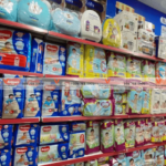 Vinatech lắp kệ siêu thị tại Bình Phước cho hệ thống sữa Đông Anh 2
