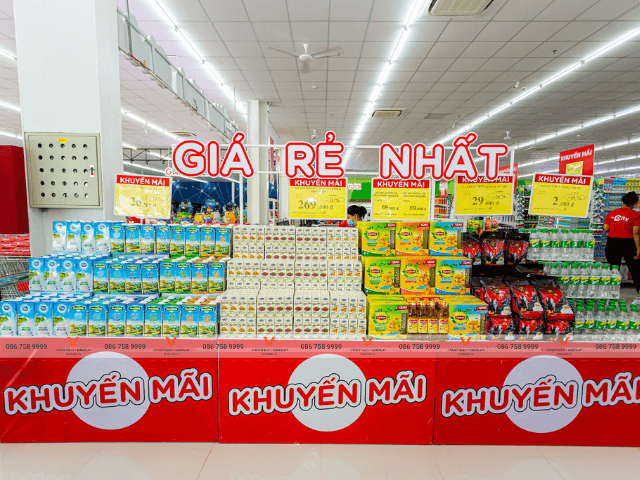 Vinatech hoàn thiện dự án kệ siêu thị tại Thanh Hóa cho siêu thị The City 5