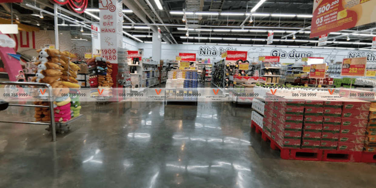 Dự án lắp đặt kệ siêu thị tại siêu thị GO! Buôn Ma Thuột tỉnh Đắk Lắk 1
