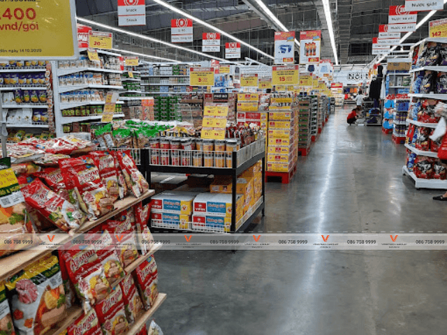 Dự án lắp đặt kệ siêu thị tại siêu thị GO! Buôn Ma Thuột tỉnh Đắk Lắk 5