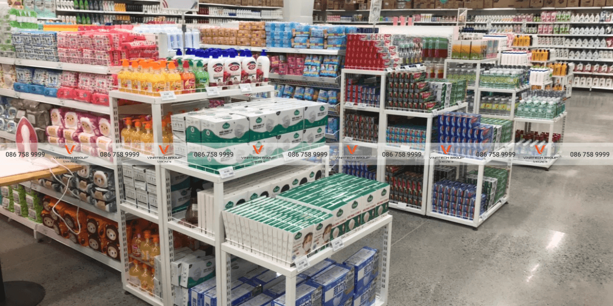 Dự án lắp đặt kệ siêu thị tại siêu thị GO! Gò Dầu tỉnh Tây Ninh 2