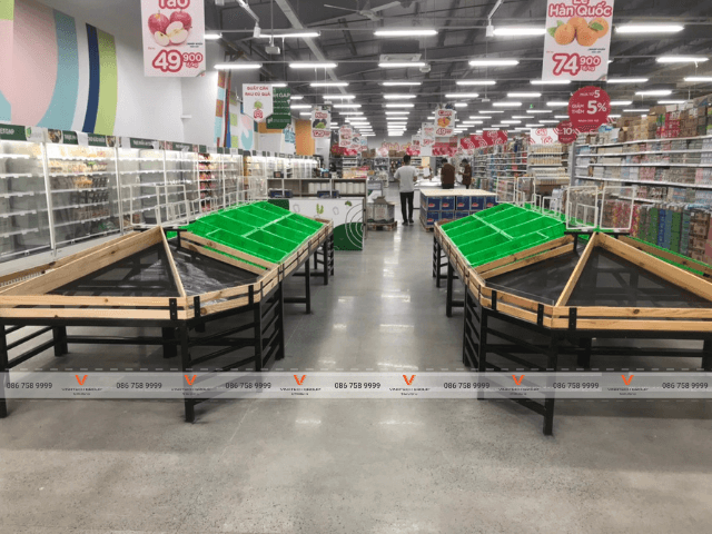 Dự án lắp đặt kệ siêu thị tại siêu thị GO! Gò Dầu tỉnh Tây Ninh 5