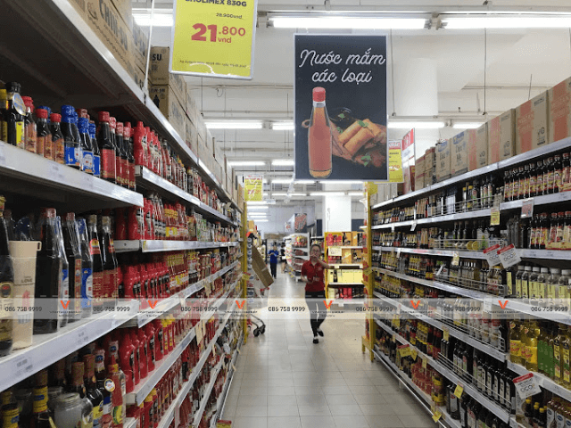 Dự án lắp đặt kệ siêu thị tại siêu thị GO! TP Đà Nẵng 4