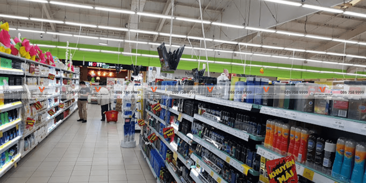 Lắp đặt dự án kệ siêu thị tại siêu thị GO! TP Hải Phòng 5