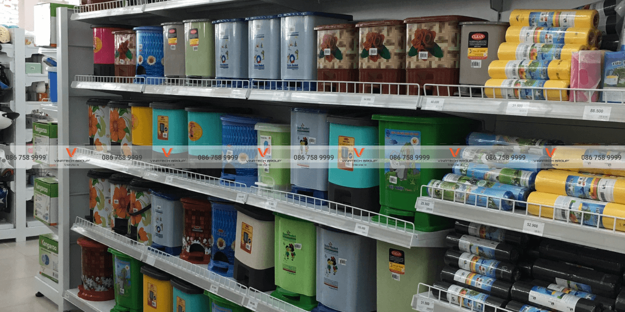 Dự án lắp đặt kệ siêu thị tại siêu thị Lan Chi TP Thái Nguyên 1