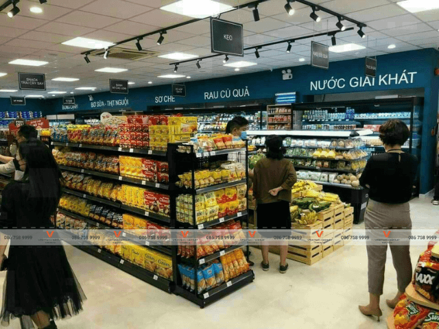 Dự án lắp kệ siêu thị tại siêu thị Nova tỉnh Bà Rịa Vũng Tàu 3