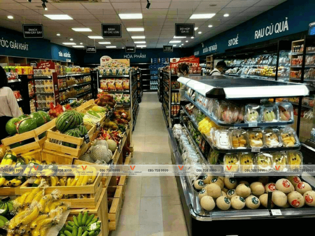 Dự án lắp kệ siêu thị tại siêu thị Nova tỉnh Bà Rịa Vũng Tàu 5