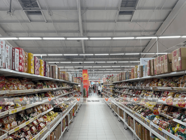 Dự án lắp đặt kệ siêu thị tại siêu thị GO! Hải Phòng của Vinatech 1