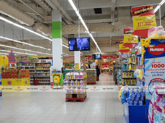Dự án lắp đặt kệ siêu thị tại siêu thị GO! Hải Phòng của Vinatech 3