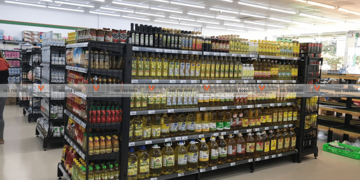 Dự án lắp đặt kệ siêu thị tại siêu thị Coop Food tỉnh Phú Yên 2