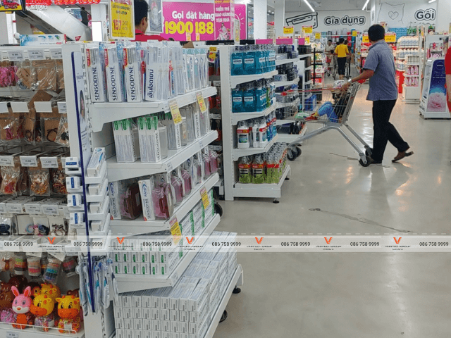 Dự án lắp đặt kệ siêu thị tại siêu thị GO! tỉnh Tiền Giang 4