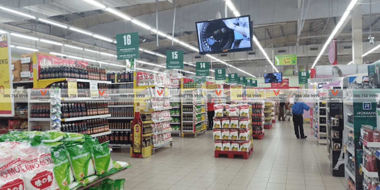 Dự án lắp đặt kệ siêu thị tại siêu thị GO! tỉnh Vĩnh Phúc 2