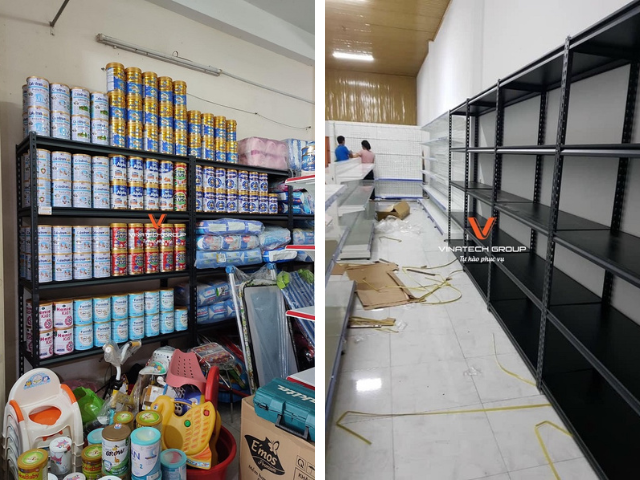 dự án kệ sắt vinatech