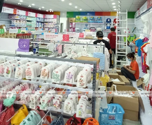 kệ siêu thị tại siêu thị Bảo Tín 2 tỉnh Quảng Trị 3