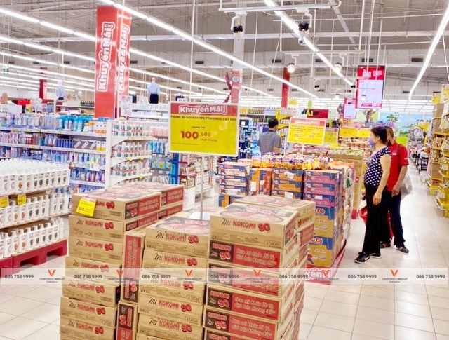 kệ siêu thị tại siêu thị GO! tỉnh Hải Dương 2