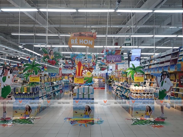 kệ siêu thị tại siêu thị GO! tỉnh Hải Dương 4