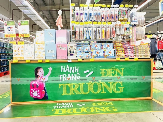 kệ siêu thị tại siêu thị GO! tỉnh Thái Bình 4