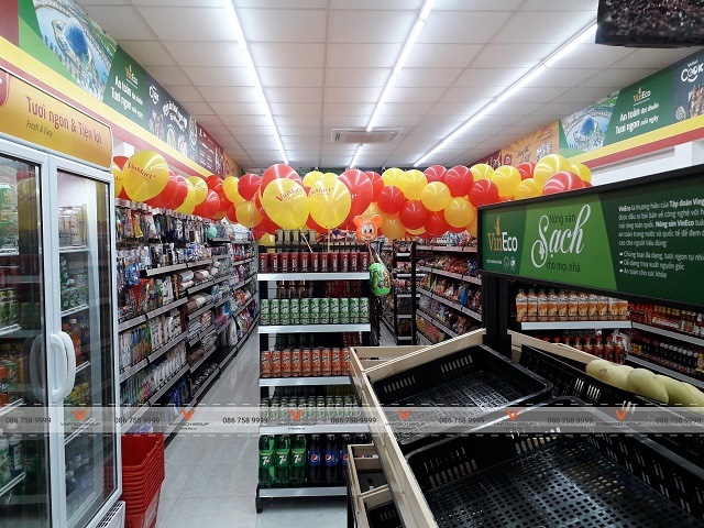 kệ siêu thị tại siêu thị Winmart+ tỉnh Lạng Sơn 6