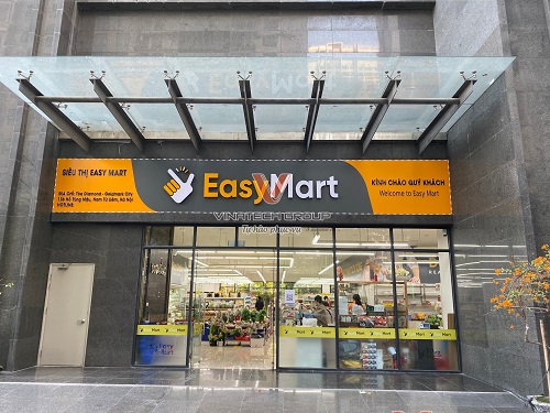 Dự án lắp đặt kệ siêu thị tại siêu thị Easy Mart TP Hà Nội