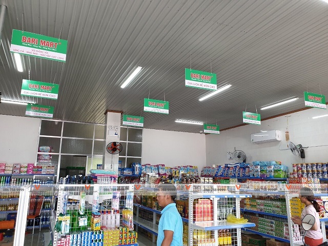 kệ siêu thị tại siêu thị Bari Mart tỉnh Bà Rịa - Vũng Tàu 3