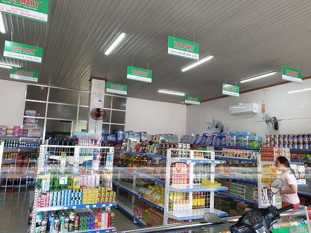 kệ siêu thị tại siêu thị Bari Mart tỉnh Bà Rịa - Vũng Tàu 7