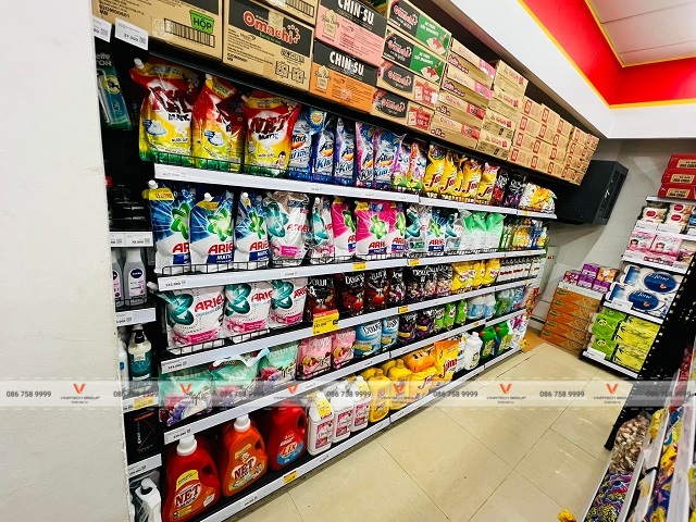 kệ siêu thị tại siêu thị Winmart+ tỉnh Quảng Bình 1