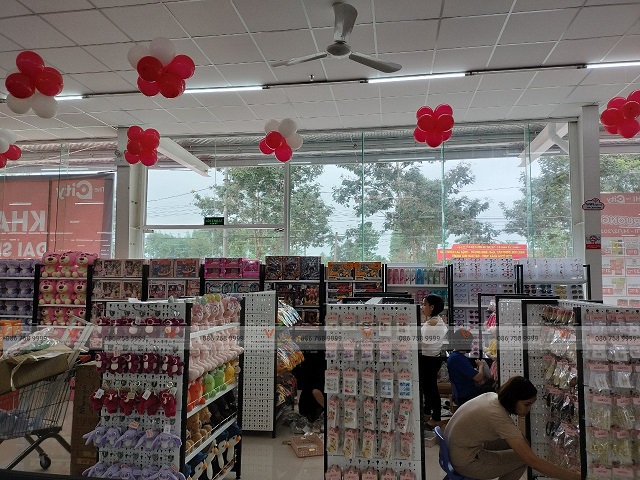 Kệ siêu thị tại siêu thị The City huyện Lục Nam tỉnh Bắc Giang 1