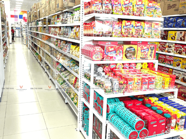 kệ siêu thị tại siêu thị Mini GO! Tân Uyên tỉnh Bình Dương 5