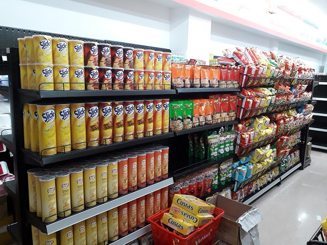 kệ siêu thị tại siêu thị Winmart+ tỉnh Thái Nguyên 3