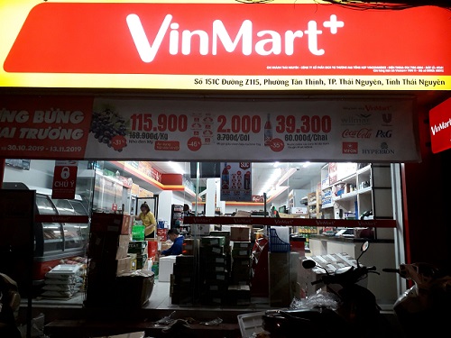 Dự án lắp đặt kệ siêu thị tại siêu thị Winmart+ tỉnh Thái Nguyên