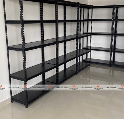 Kệ sắt V lỗ đa năng