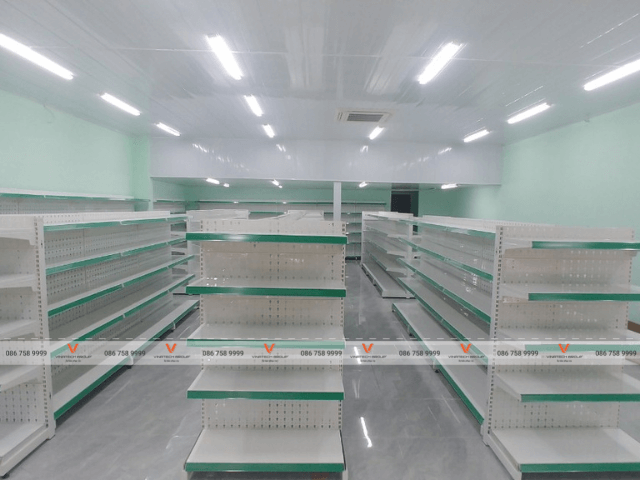 Dự án lắp đặt kệ siêu thị tại siêu thị Full Market TP Đà Nẵng
