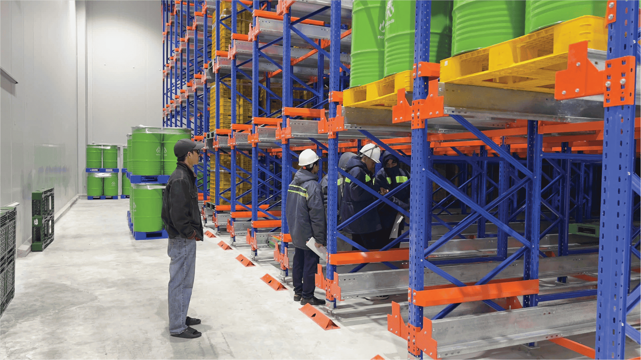 Giải pháp kệ tự động cho kho thực phẩm