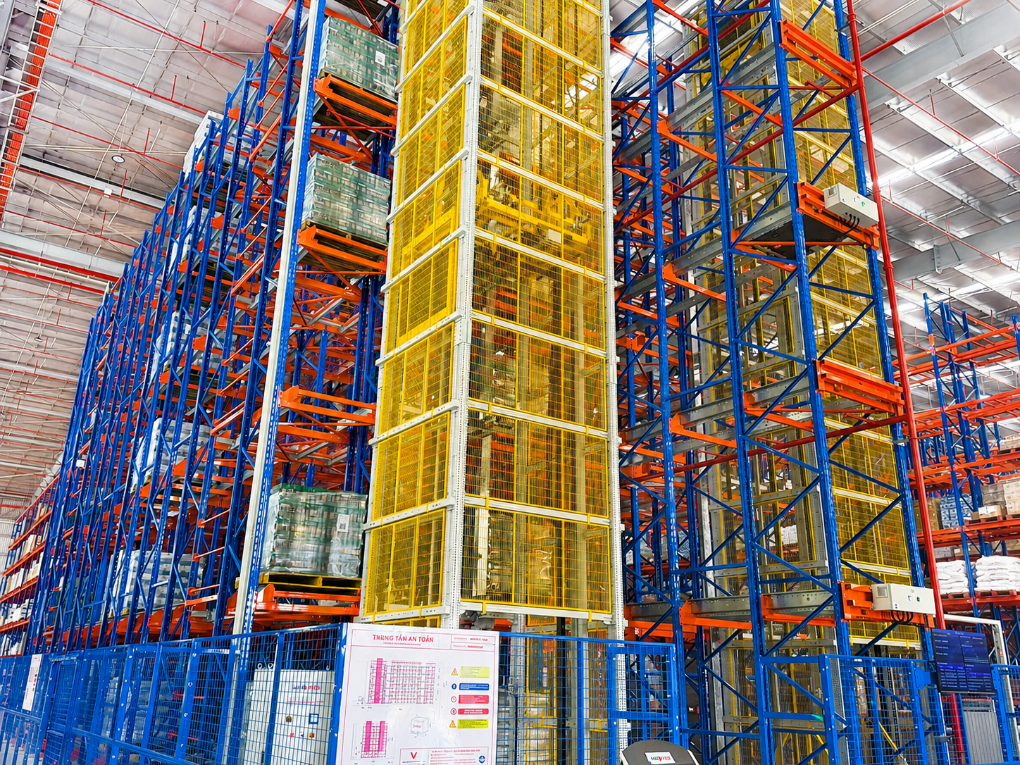 Dự án kệ kho tự động Kho phân phối Sài Gòn Co.op