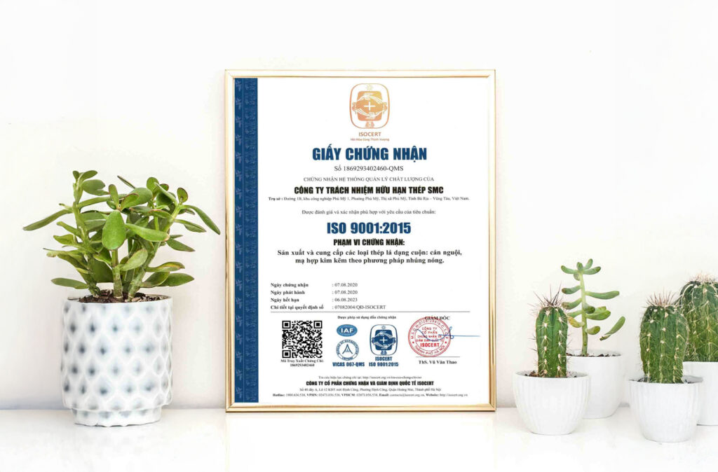 Chứng nhận chất lượng quốc tế