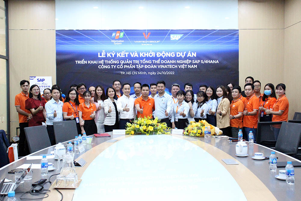 Vinatech Group và FPT triển khai Hệ thống Quản trị ERP SAP