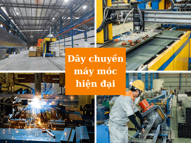 dây chuyền máy móc