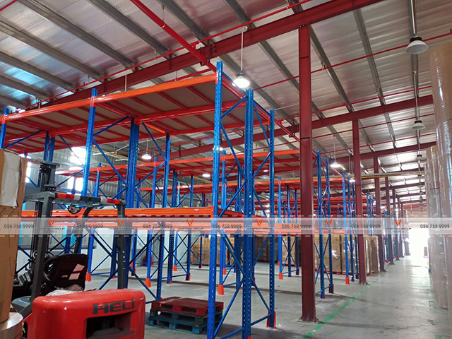 Lắp đặt kệ kho Selective tại CTCP in và bao bì Goldsun KCN