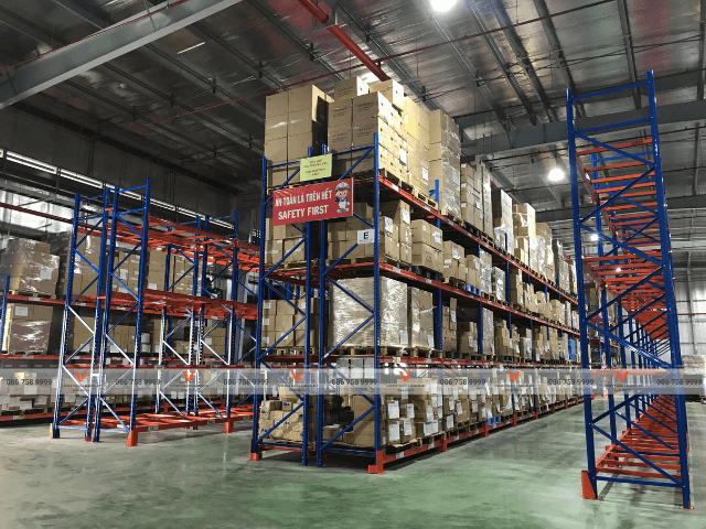 Kệ kho hàng tại công ty Sakura KCN VSIP II tỉnh Bình Dương 5