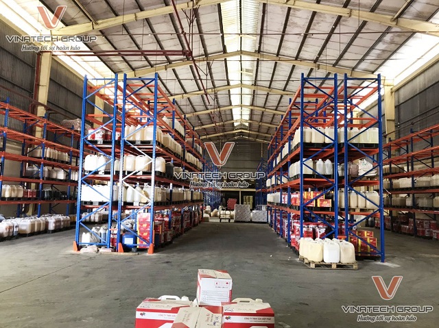 kệ kho hàng tại công ty sơn Hiệp Phát cụm công nghiệp Hoàng Gia tỉnh Long An 4