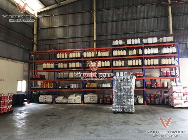 kệ kho hàng tại công ty sơn Hiệp Phát cụm công nghiệp Hoàng Gia tỉnh Long An 5
