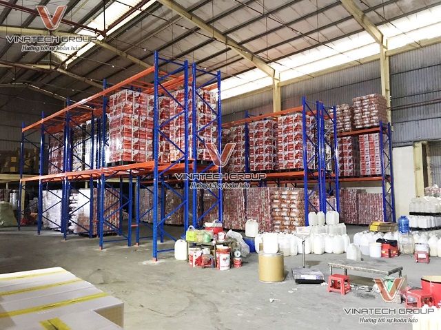 kệ kho hàng tại công ty sơn Hiệp Phát cụm công nghiệp Hoàng Gia tỉnh Long An 3