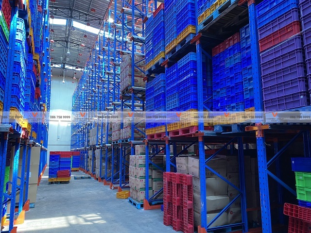 Kệ kho hàng tại công ty VIFON Quận Tân Phú TPHCM 2