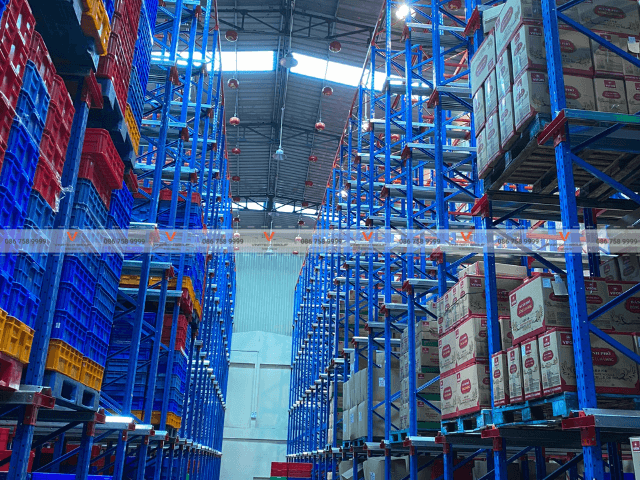 Kệ kho hàng tại công ty VIFON Quận Tân Phú TPHCM 4